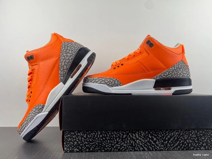 Cheap Husky 3 Orange Retro Jordan CT8532- 3833 Practical 1028